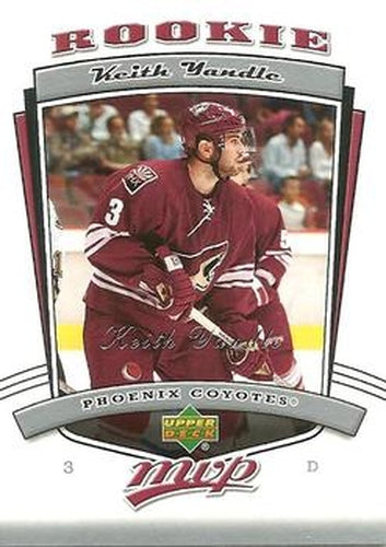 #328 Keith Yandle - Phoenix Coyotes - 2006-07 Upper Deck MVP Hockey