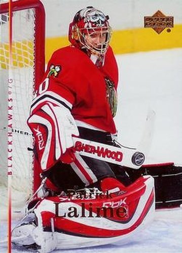 #28 Patrick Lalime - Chicago Blackhawks - 2007-08 Upper Deck Hockey