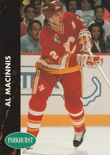 #28 Al MacInnis - Calgary Flames - 1991-92 Parkhurst Hockey