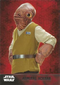#28 Admiral Ackbar - 2015 Topps Star Wars The Force Awakens
