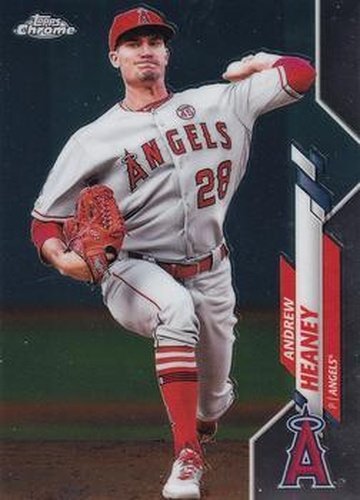 #28 Andrew Heaney - Los Angeles Angels - 2020 Topps Chrome Baseball