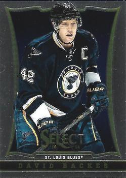 #28 David Backes - St. Louis Blues - 2013-14 Panini Select Hockey