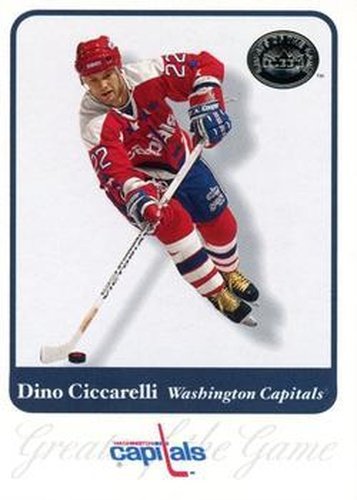 #28 Dino Ciccarelli - Washington Capitals - 2001-02 Fleer Greats of the Game Hockey