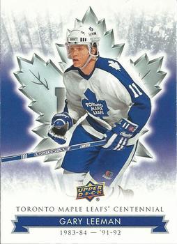 #28 Gary Leeman - Toronto Maple Leafs - 2017 Upper Deck Toronto Maple Leafs Centennial Hockey