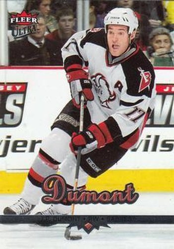#28 J.P. Dumont - Buffalo Sabres - 2005-06 Ultra Hockey