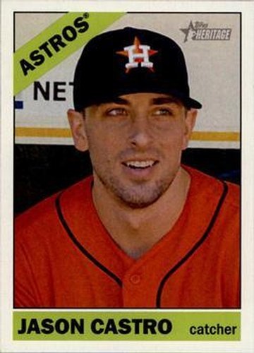 #28 Jason Castro - Houston Astros - 2015 Topps Heritage Baseball
