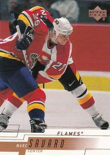 #28 Marc Savard - Calgary Flames - 2000-01 Upper Deck Hockey