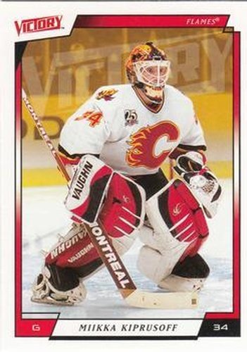 #28 Miikka Kiprusoff - Calgary Flames - 2006-07 Upper Deck Victory Hockey