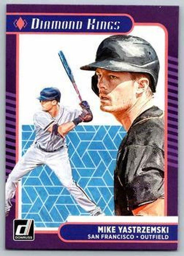 #28 Mike Yastrzemski - San Francisco Giants - 2021 Donruss Baseball