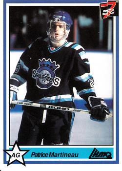 #28 Patrice Martineau - Chicoutimi Sagueneens - 1990-91 7th Inning Sketch QMJHL Hockey
