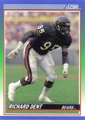 #28 Richard Dent - Chicago Bears - 1990 Score Football
