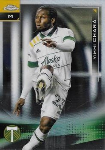 #28 Yimmi Char‡ - Portland Timbers - 2021 Topps Chrome MLS Soccer