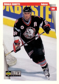 #28 Donald Audette - Buffalo Sabres - 1997-98 Collector's Choice Hockey
