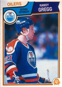 #28 Randy Gregg - Edmonton Oilers - 1983-84 O-Pee-Chee Hockey