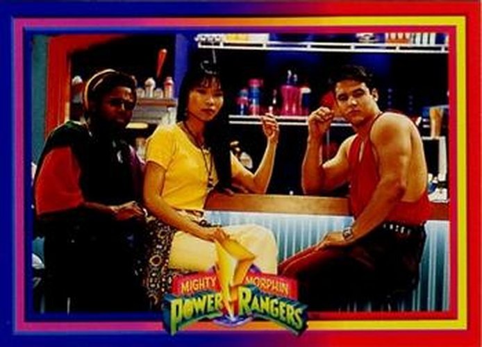 #28 Angel Grove Juice Bar - 1994 Collect-A-Card Power Rangers