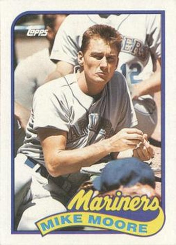 #28 Mike Moore - Seattle Mariners - 1989 Topps Baseball