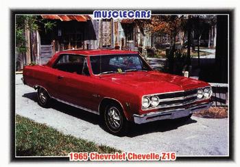 #28 1965 Chevrolet Chevelle Z16 - 1992 Collect-A-Card Muscle Cars