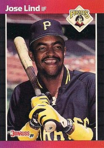 #290 Jose Lind - Pittsburgh Pirates - 1989 Donruss Baseball