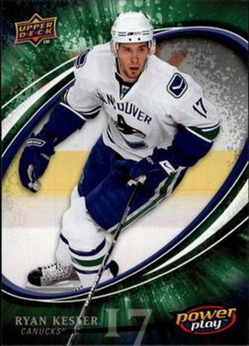 #290 Ryan Kesler - Vancouver Canucks - 2008-09 Upper Deck Power Play Box Set Hockey