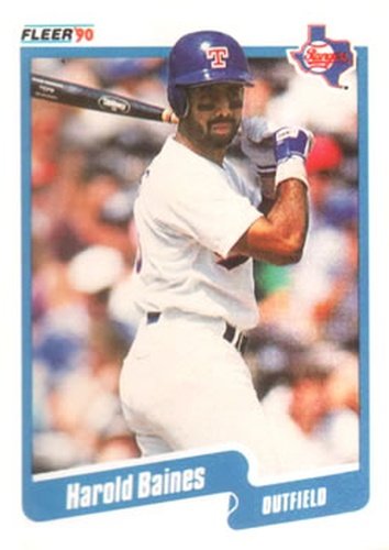 #290 Harold Baines - Texas Rangers - 1990 Fleer USA Baseball
