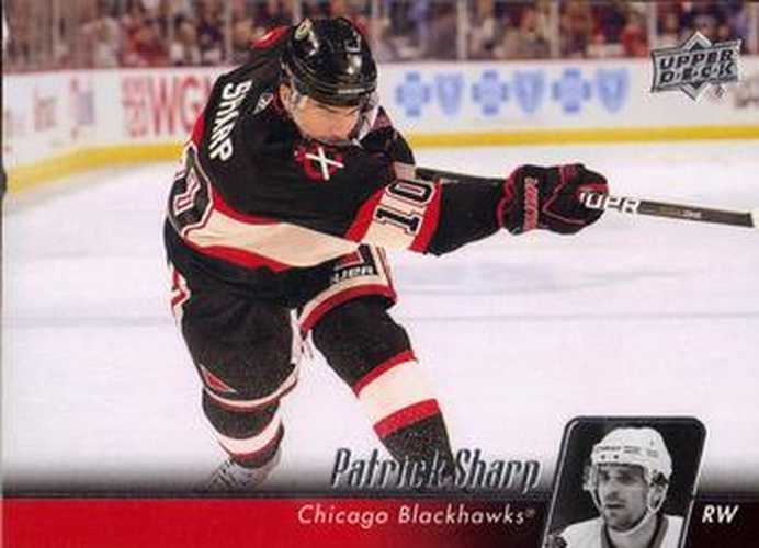 #290 Patrick Sharp - Chicago Blackhawks - 2010-11 Upper Deck Hockey