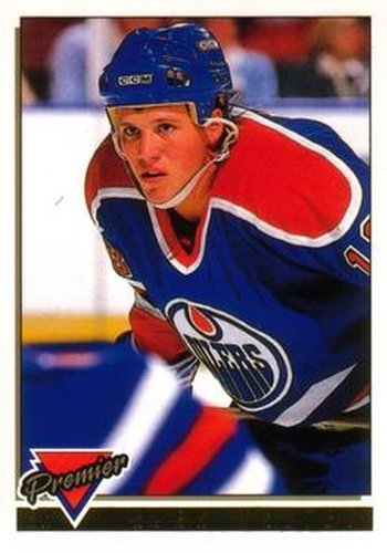 #290 Kirk Maltby - Edmonton Oilers - 1993-94 O-Pee-Chee Premier Hockey - Gold