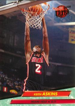 #290 Keith Askins - Miami Heat - 1992-93 Ultra Basketball