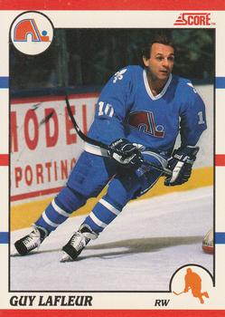 #290 Guy Lafleur - Quebec Nordiques - 1990-91 Score Canadian Hockey