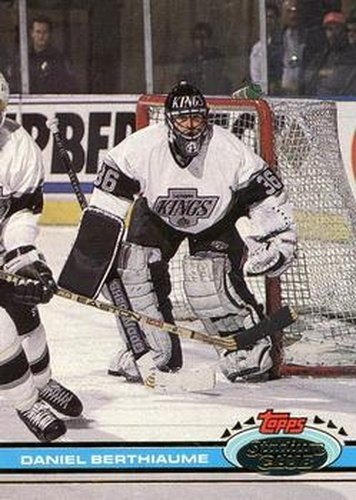 #290 Daniel Berthiaume - Los Angeles Kings - 1991-92 Stadium Club Hockey