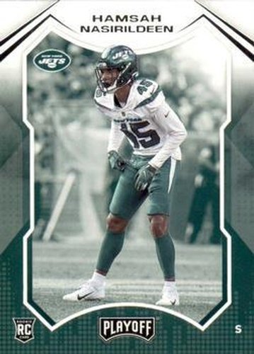 #290 Hamsah Nasirildeen - New York Jets - 2021 Panini Playoff Football