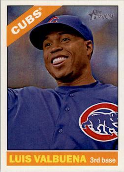 #290 Luis Valbuena - Chicago Cubs - 2015 Topps Heritage Baseball