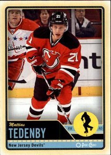 #290 Mattias Tedenby - New Jersey Devils - 2012-13 O-Pee-Chee Hockey