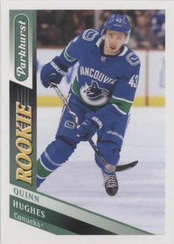 #290 Quinn Hughes - Vancouver Canucks - 2019-20 Parkhurst Hockey