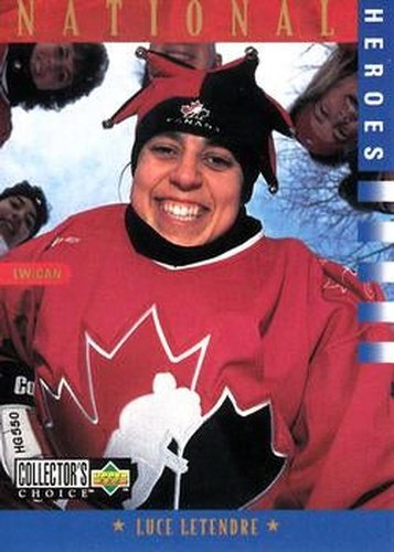 #290 Luce Letendre - Canada - 1997-98 Collector's Choice Hockey