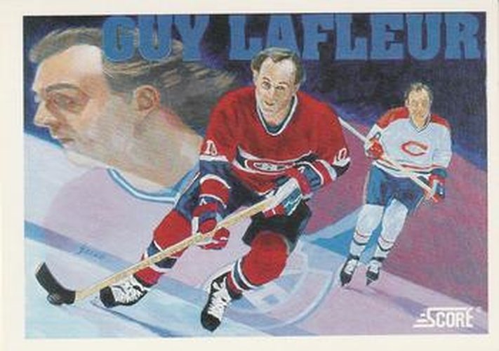 #291 Guy Lafleur - 1991-92 Score Canadian Hockey