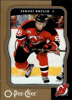 #291 Sergei Brylin - New Jersey Devils - 2007-08 O-Pee-Chee Hockey