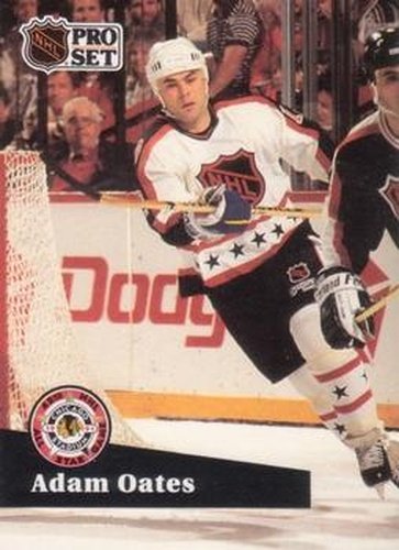 #291 Adam Oates - 1991-92 Pro Set Hockey