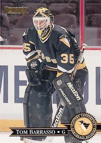 #291 Tom Barrasso - Pittsburgh Penguins - 1995-96 Donruss Hockey