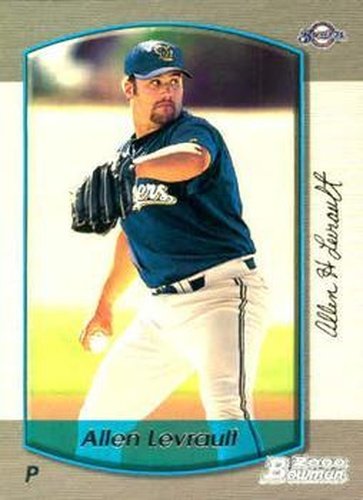 #291 Allen Levrault - Milwaukee Brewers - 2000 Bowman Baseball