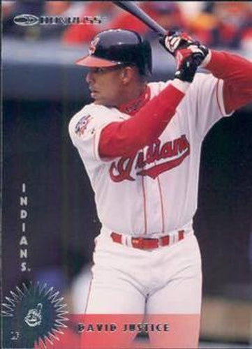 #291 David Justice - Cleveland Indians - 1997 Donruss Baseball
