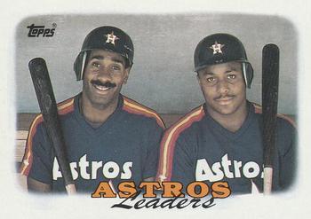 #291 Astros Leaders - Houston Astros - 1988 Topps Baseball