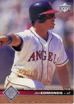 #291 Jim Edmonds - California Angels - 1997 Upper Deck Baseball