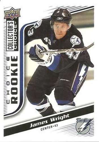 #291 James Wright - Tampa Bay Lightning - 2009-10 Collector's Choice Hockey