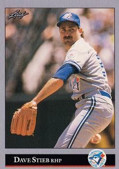 #291 Dave Stieb - Toronto Blue Jays - 1992 Leaf Baseball