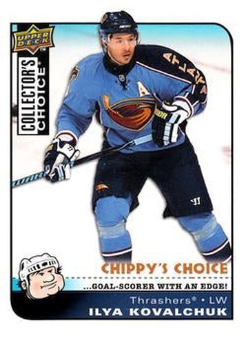 #291 Ilya Kovalchuk - Atlanta Thrashers - 2008-09 Collector's Choice Hockey
