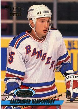 #291 Alexander Karpovtsev - New York Rangers - 1993-94 Stadium Club Hockey