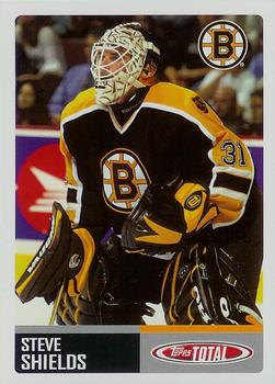 #292 Steve Shields - Boston Bruins - 2002-03 Topps Total Hockey