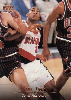 #292 Gary Trent - Portland Trail Blazers - 1995-96 Upper Deck Basketball