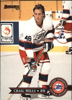 #292 Craig Mills - Winnipeg Jets - 1995-96 Donruss Hockey