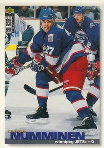 #292 Teppo Numminen - Winnipeg Jets - 1995-96 Collector's Choice Hockey